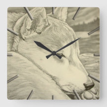 Horloge Shiba Inu Cadeaux Décor 柴 犬 礼 Mur Horloge