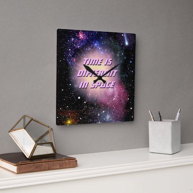Carrée Horloge spatiale (Bureau)