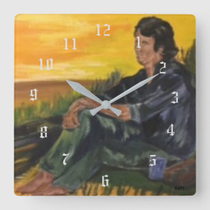 Carrée Horloge tôt le matin /Sarr