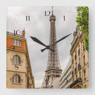 Carrée Horloge Tour Eiffel