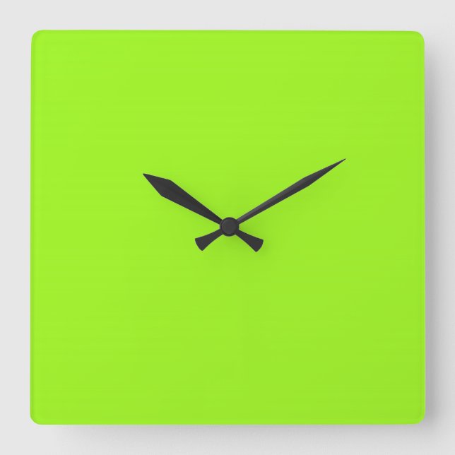 Carrée Horloge verte Chartreuse (Recto)