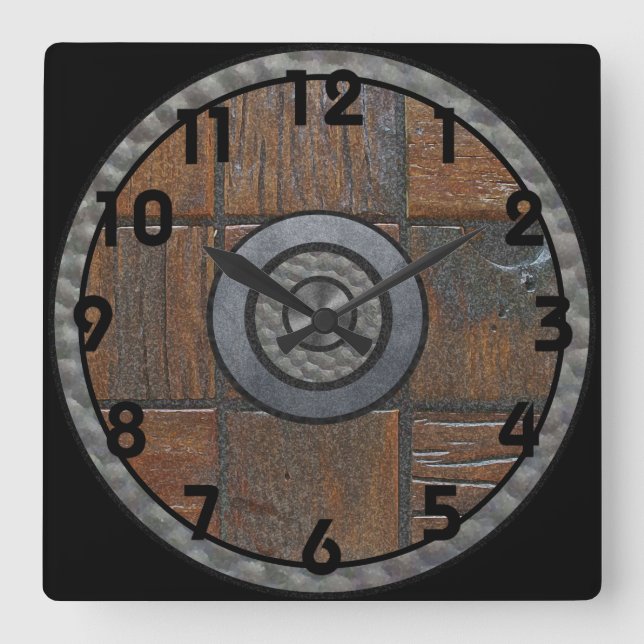 Carrée Horloge viking (Recto)