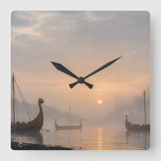 Carrée Horloge Viking