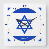 Israel Drapeau & Israël tendance mode / horloge de