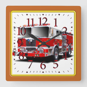 Carrée Moteur d'incendie pour grande horloge ronde à gran