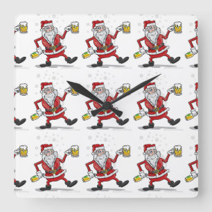 CARRÉE "PÈRE NOËL SOÛL" HORLOGE