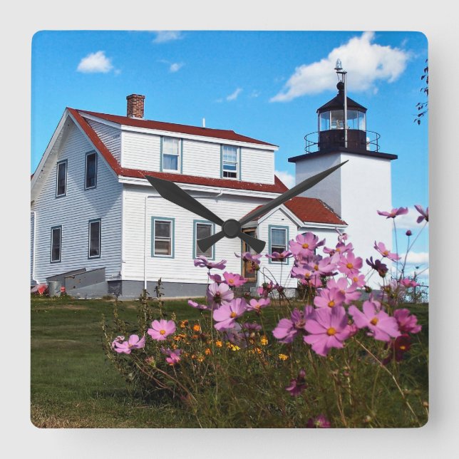 Carrée Phare de Fort Point, horloge Carré du Maine (Recto)