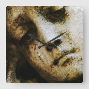 Carrée Statue Angélique vintage Carré facial Horloge mura