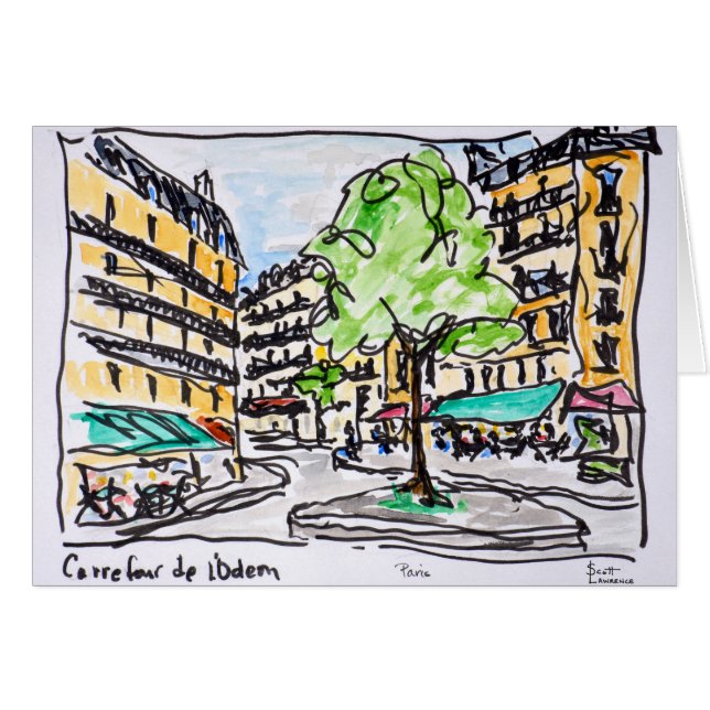 Carrefour de l'Odeon, Paris, France (Devant horizontal)