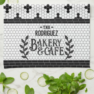 Carrelage Bistro Serviette de cuisine personnalisé