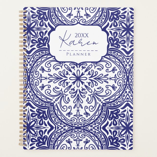 Carrelage bleu Bliss Couverture rigide (Devant)