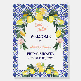 Carrelage Bleu Citron Italien pour Accueil de Baby