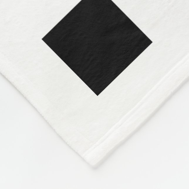 Carrelage carré Design sur couverture en polaire (Coin)