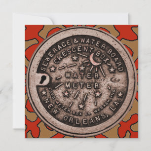 Carrelage celtique rouge, couverture de compteur d