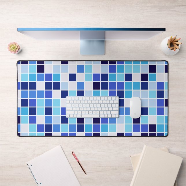 Carrelage de la piscine, Carrelage en mosaïque ble (Bureau 1)