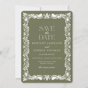 Carrelage de Talavera vert Fiesta espagnole Carte 