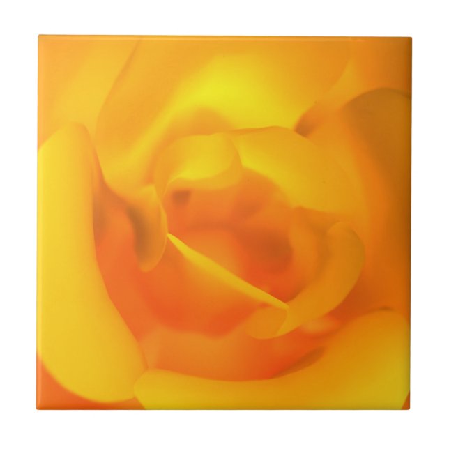 Carrelage décoratif Rose à carreaux / Trivet (Devant)