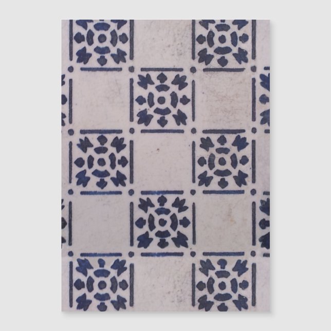 Carrelage Delft Bleu : Motif d'art néerlandais cla (Devant)