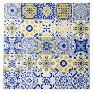 Carrelage en céramique à motif de carreaux portuga
