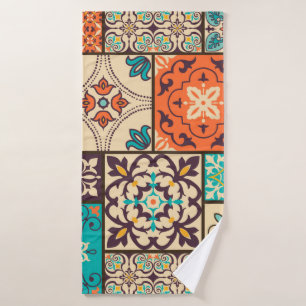Carrelage en mosaïque colorée avec Islam, Arabi