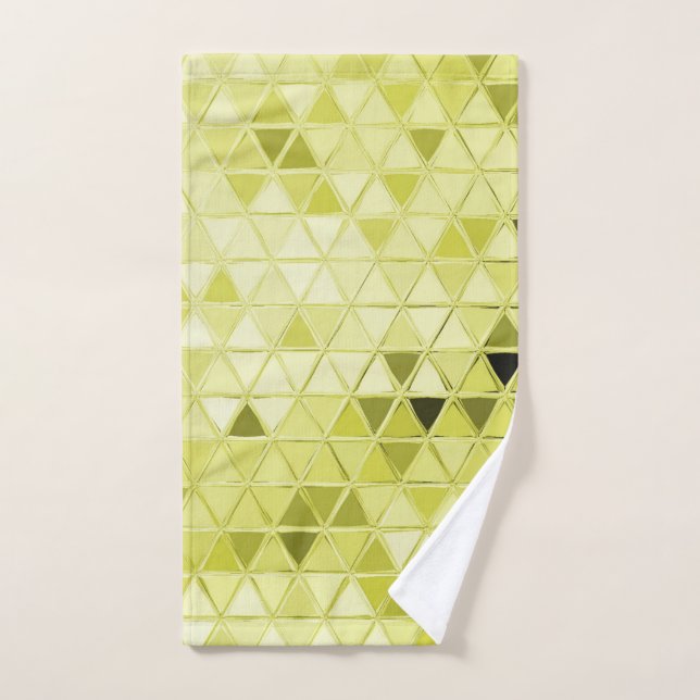 Carrelage en mosaïque Mariage vert Chartreuse (Serviette à main)