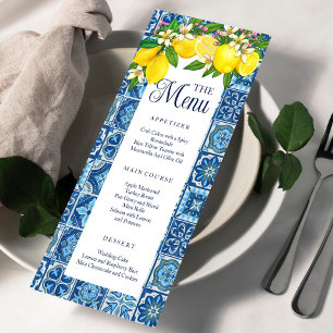 Carrelage méditerranéen et menu citron