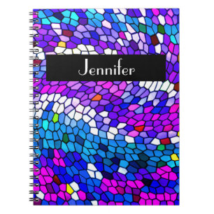 Carrelage mosaïque personnalisé Motif Carnet viole