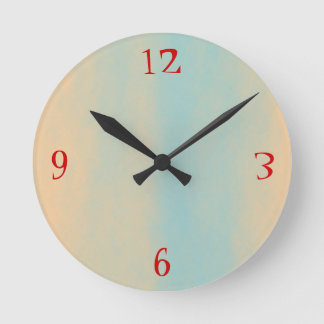 Carrelage vert Jaune/Pale Aqua > Horloges murales