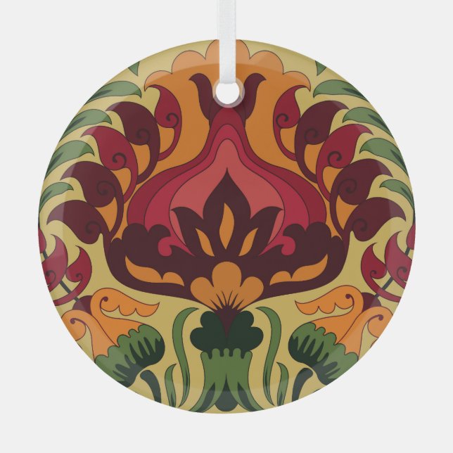Carrelage vintage, décoration Art Nouveau. (Recto)