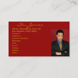 Carrière/Talent/Agent_ Carte de visite