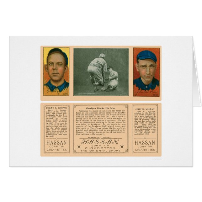 Carrigan Blocage Red Sox Baseball 1912 (Devant horizontal)