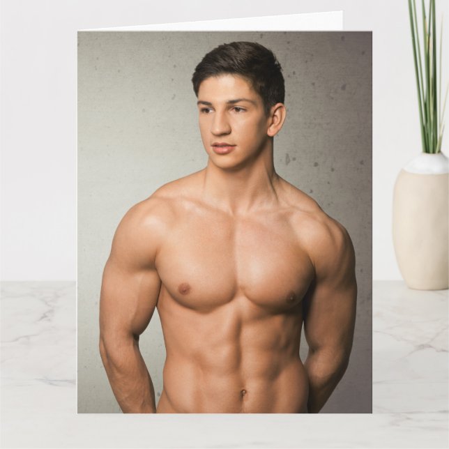 Carrosserie Bulges Hot Guy Carte de voeux (Devant)
