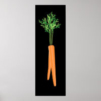 Carrot Bold & Modern Kitchen Poster