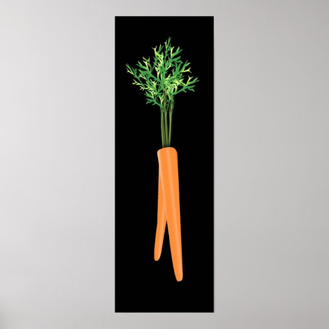 Carrot Bold & Modern Kitchen Poster (Devant)