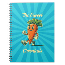 Carrot Chronicals cahier de dessin animé rétro
