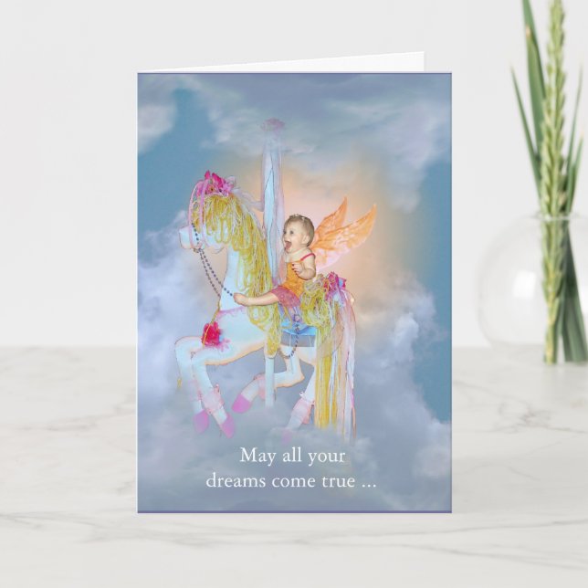 Carrousel - Carte d'anniversaire (Devant)