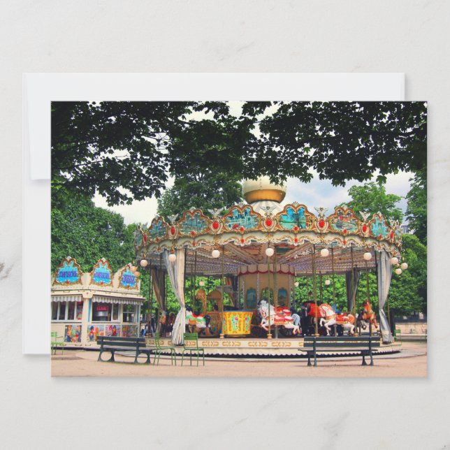 Carrousel dans les Tuileries, Paris, France (Devant)
