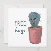 CARS GRATUITS CRAZY CACTUS LADY drôle card