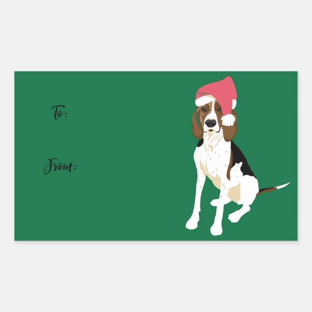 Carson Holiday Tags cadeaux Stickers (Devant)