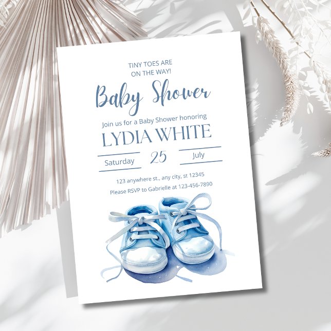 Cartable bébé Invitation à une baby shower, Bébé g (Créateur téléchargé)