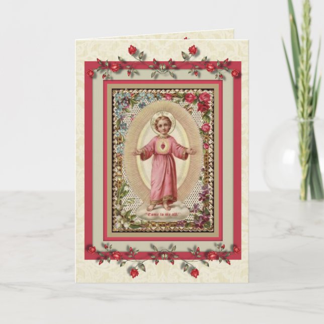 Carte 0024 Baby Jesus Prince of Peace Greeting Card (Devant)