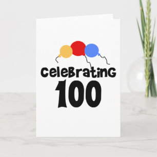 Carte 100 ans de fête