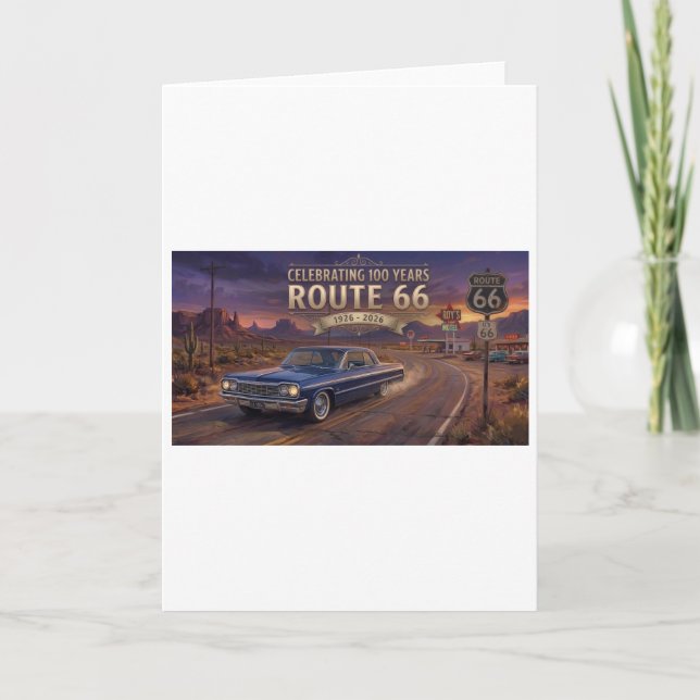 Carte 100 Ans de la Route 66 (Devant)