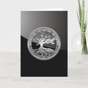 Carte [100] Arbre Celtique de Vie [Argent]