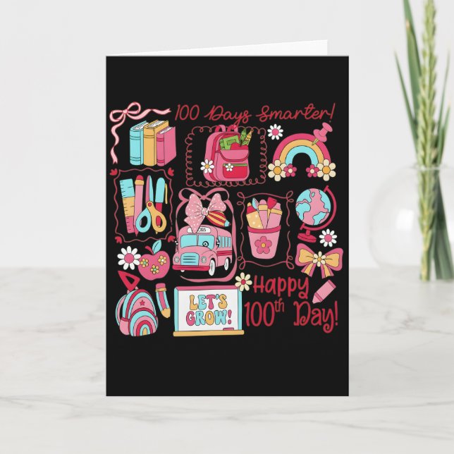 Carte 100 Days of Learning | We Did It 100th (Devant)