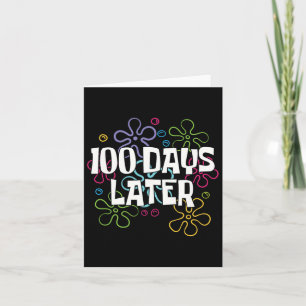 Carte 100 Jours Après 100 Jours D'Enseignant D'École 100