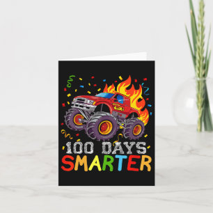 Carte 100 Jours Camion Monster Smarter 100 Jours D'École