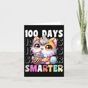 Carte 100 Jours Costume Chat Smarter Kawaii 100E Jour De