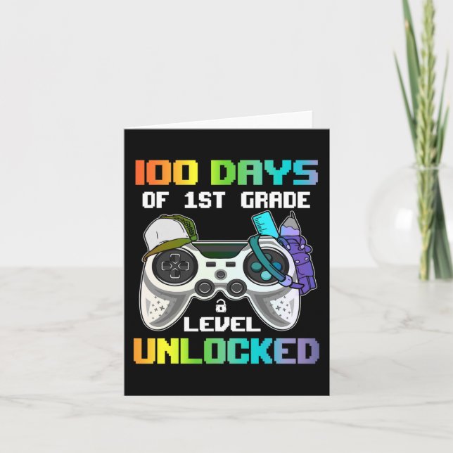 Carte 100 Jours De 1Ere Classe Jeu Déverrouillé Vidéo G (Devant)