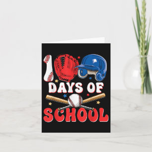 Carte 100 Jours De Baseball Scolaire 100E Jour Pour Les 